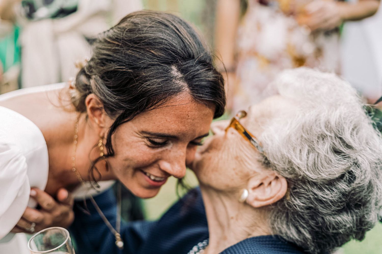 Mariée grand-mère photographie de mariage