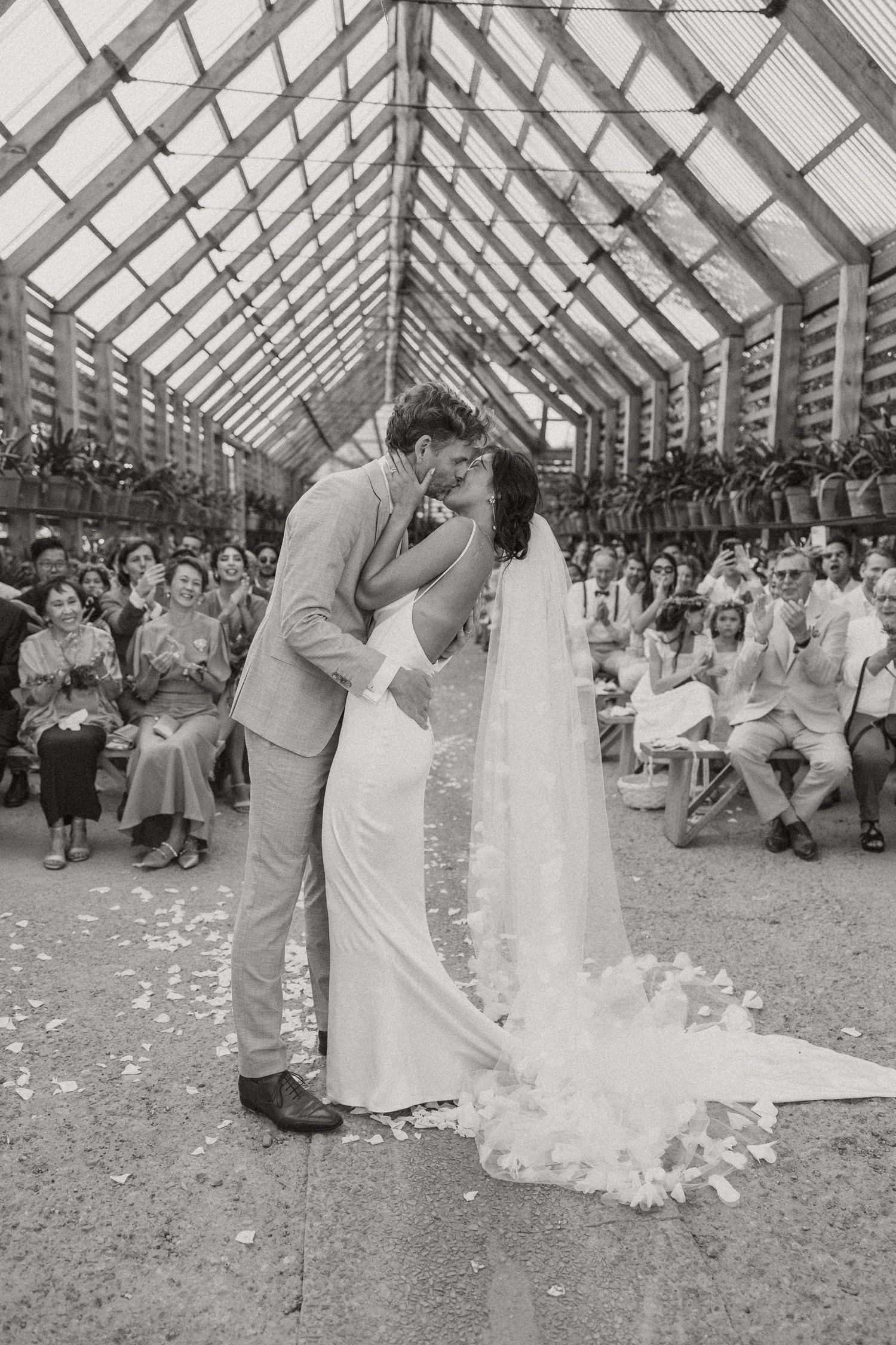 Allert and Lauren at Babylonstoren, documentary wedding photos capturing authentic celebrations.