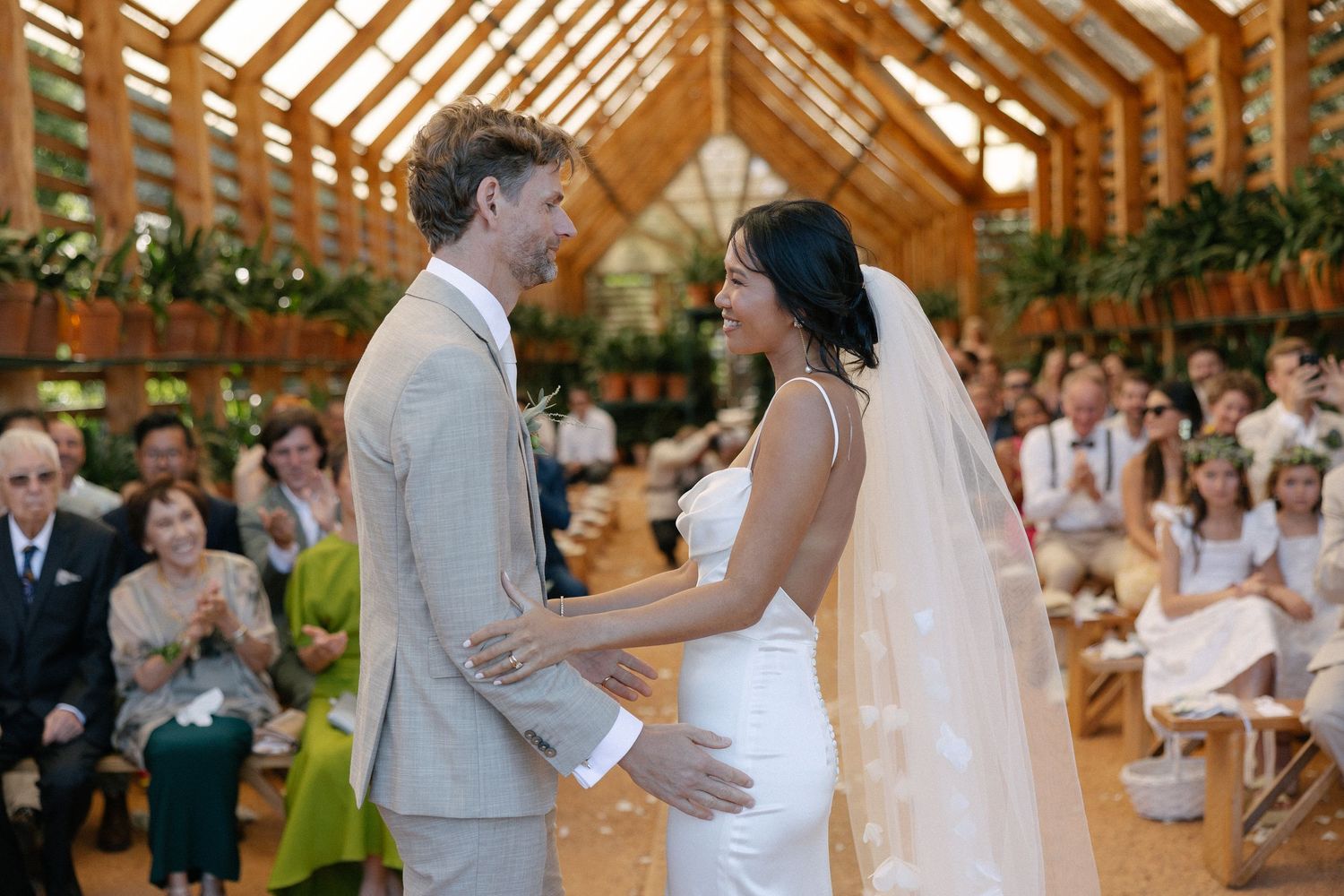 Allert and Lauren at Babylonstoren, documentary wedding photos capturing authentic celebrations.