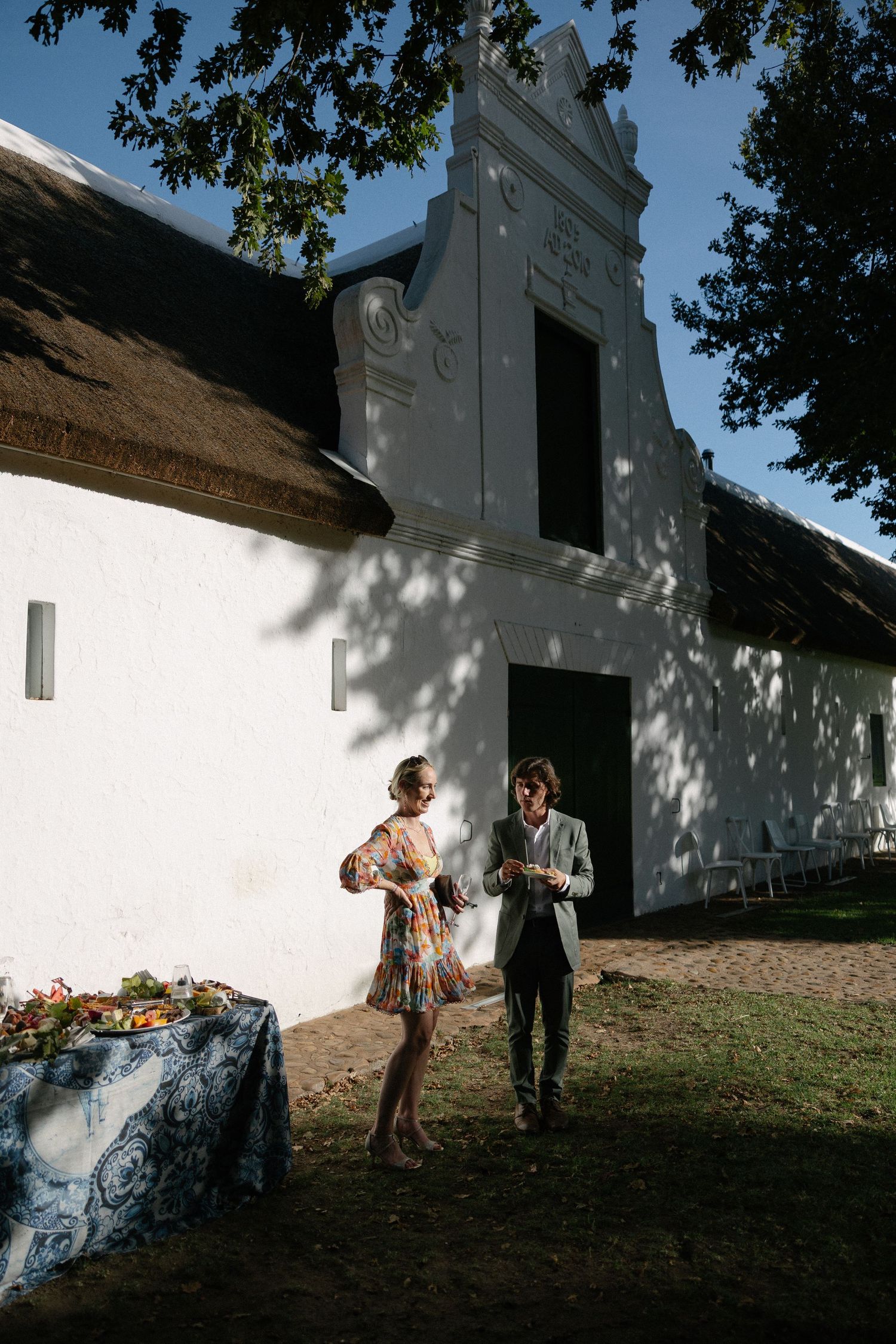 Allert and Lauren at Babylonstoren, documentary wedding photos capturing authentic celebrations.