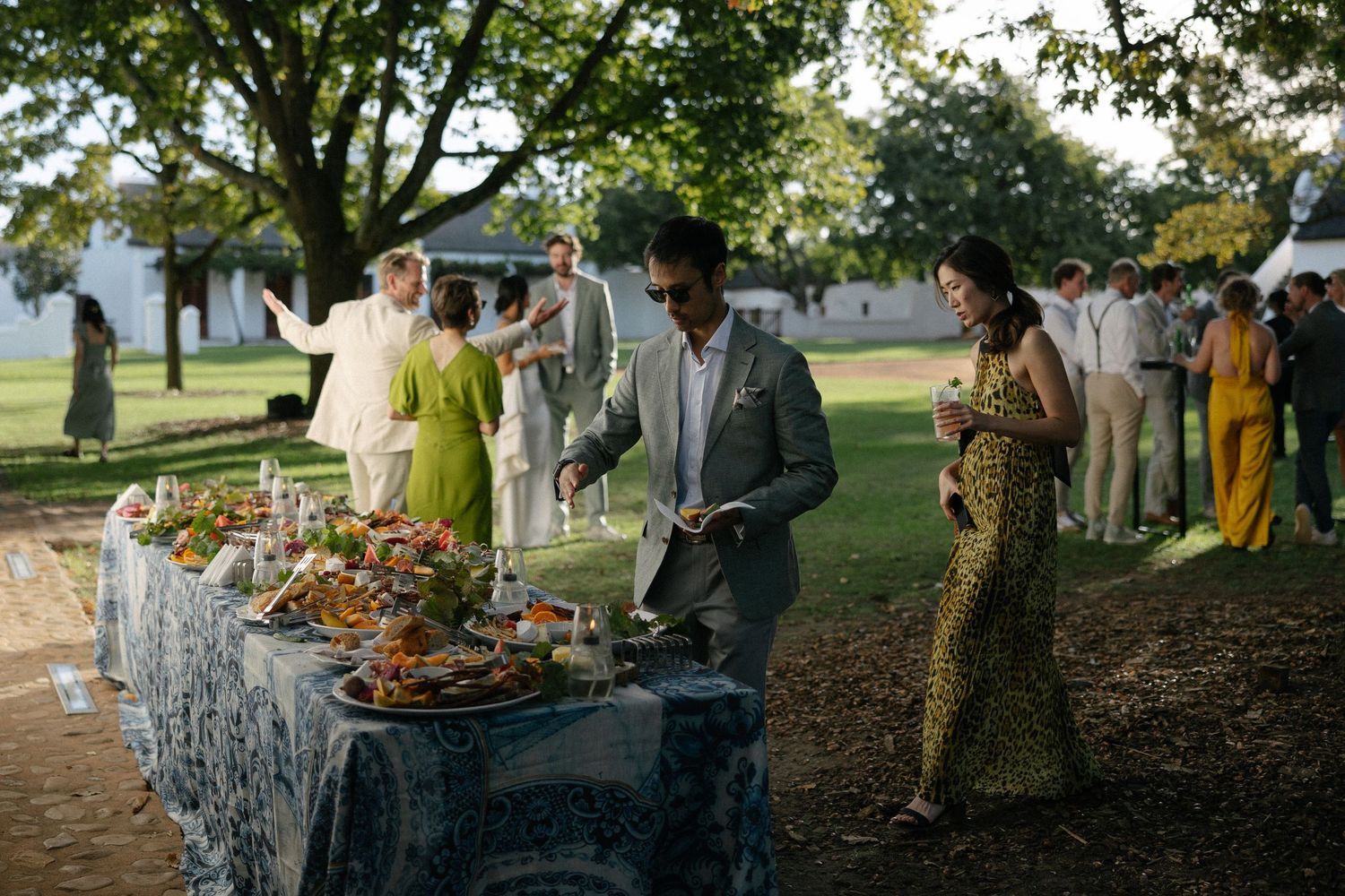 Allert and Lauren at Babylonstoren, documentary wedding photos capturing authentic celebrations.