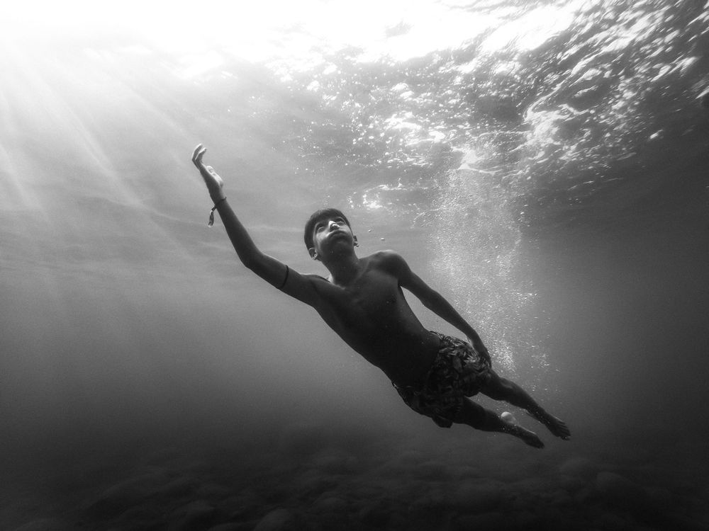 sessione fotografica subacquea, Sicilia