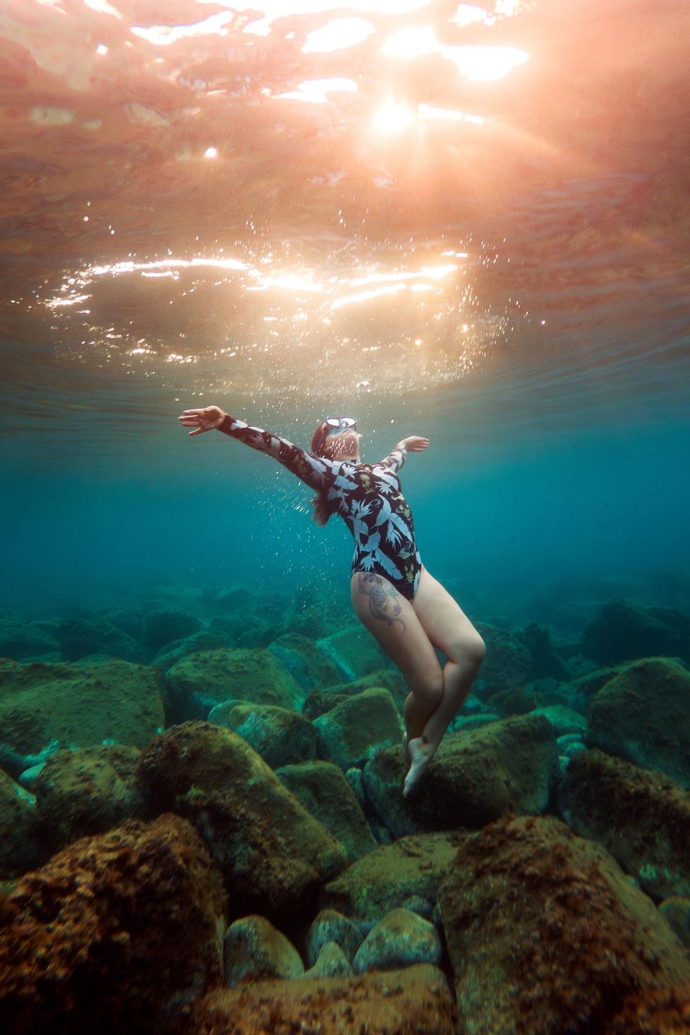 sessione fotografica subacquea, Sicilia