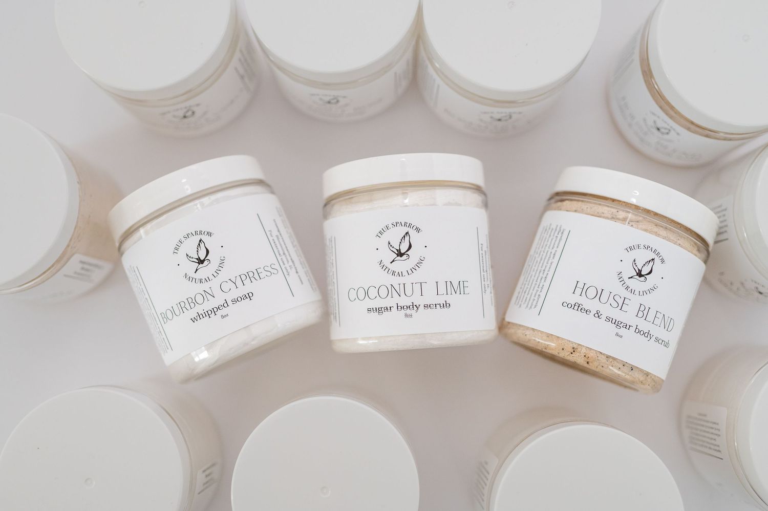 Handmade all-natural skincare products made in Bloomington, Illinois during a branding photography session by Julie Loy Photography