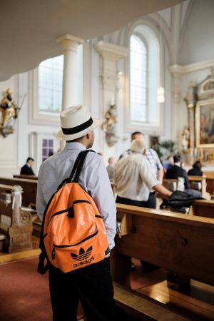 Fotograf za vencanje u crkvi Nemacka 
Wedding photographer in church on the wedding day Traunreut Germany
Church atmosphere