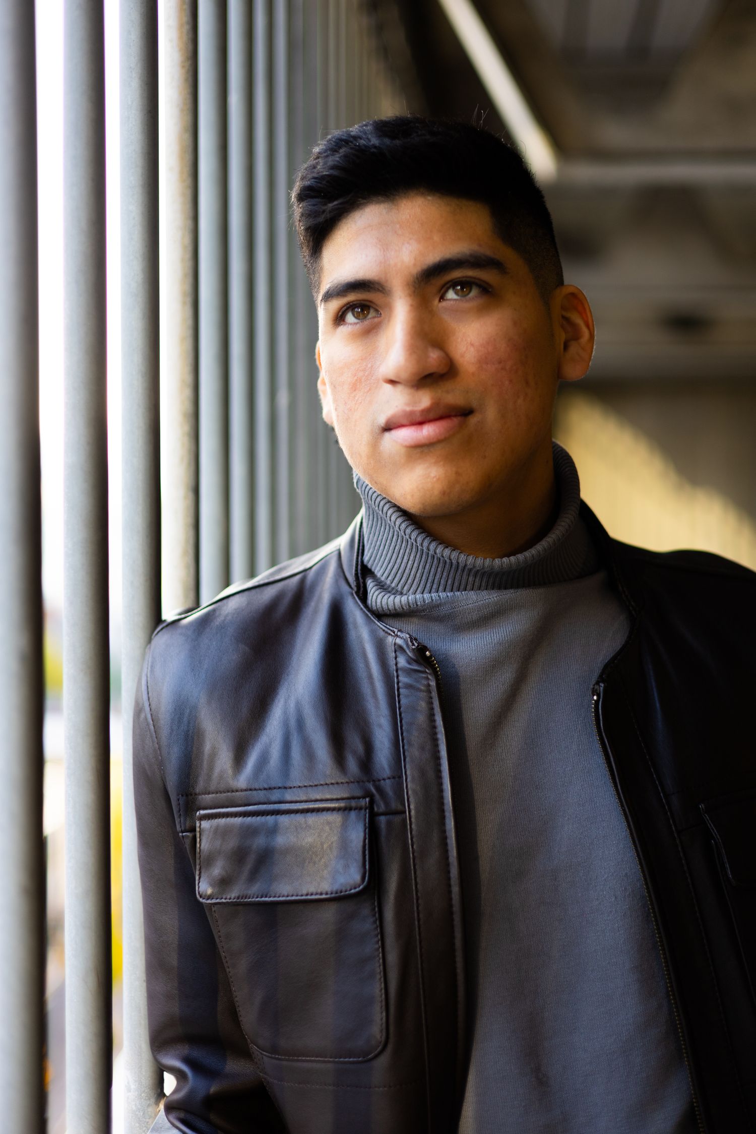 A male model close up portrait facing the camera. Adelaide, South Australia