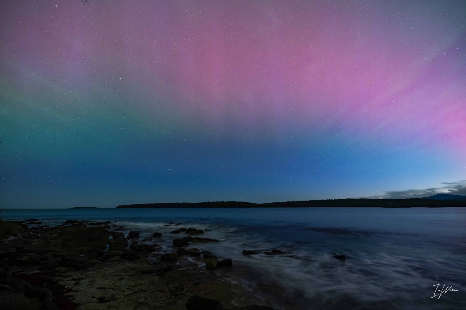 Auroral dunes, Tasmania, 11 May 2024