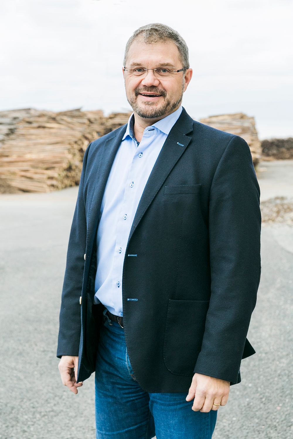 Mikael Forslund på Andritz vid Stors Enso på Hammarö. Fotograf Rebecca Nordin.
