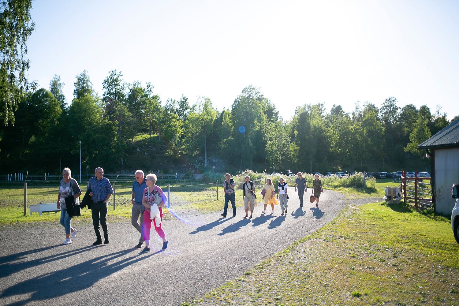 Peter Johansson firar 20 år som artist på Husby Säteri. Fotograf Rebecca Nordin.