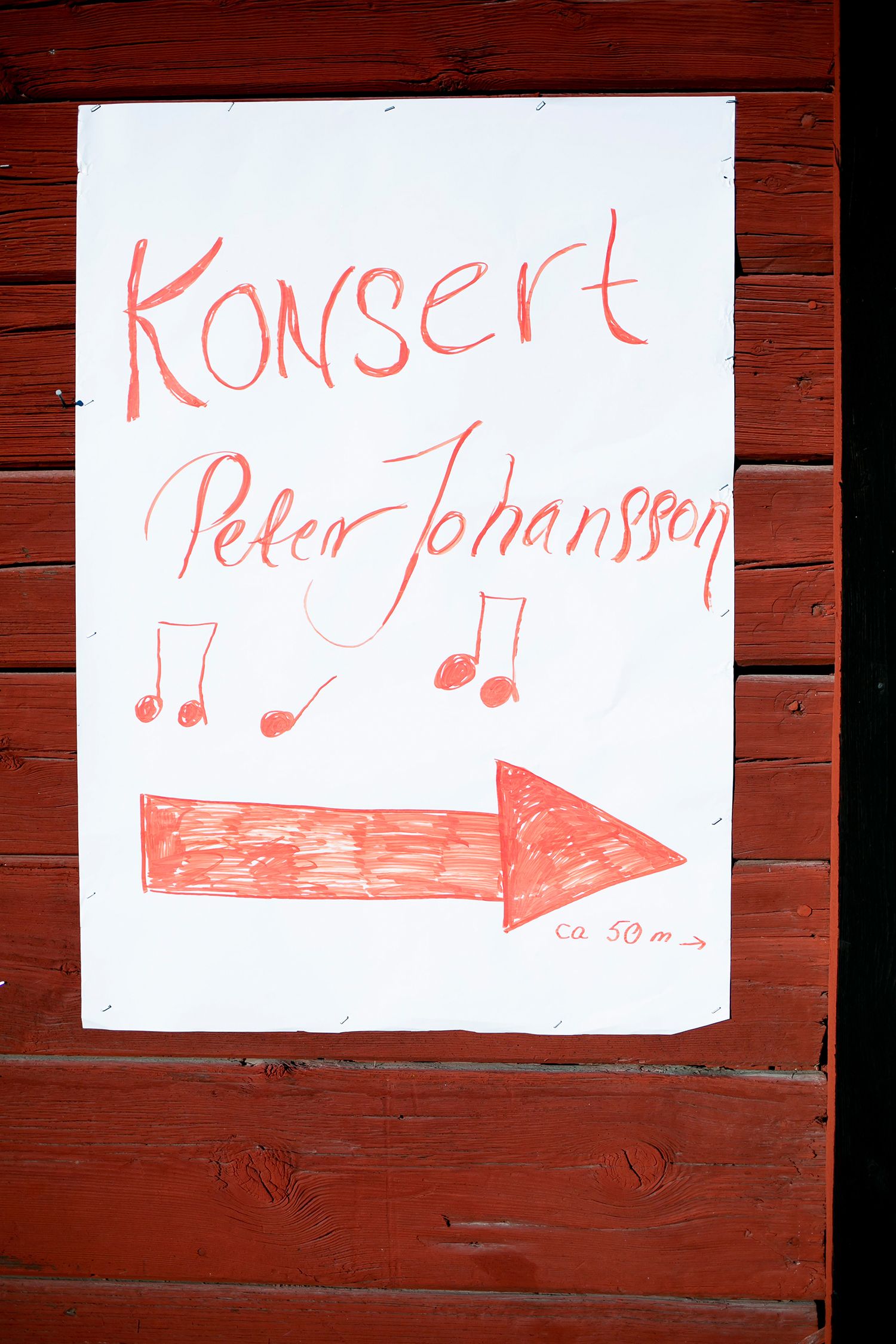 Peter Johansson firar 20 år som artist på Husby Säteri. Fotograf Rebecca Nordin.