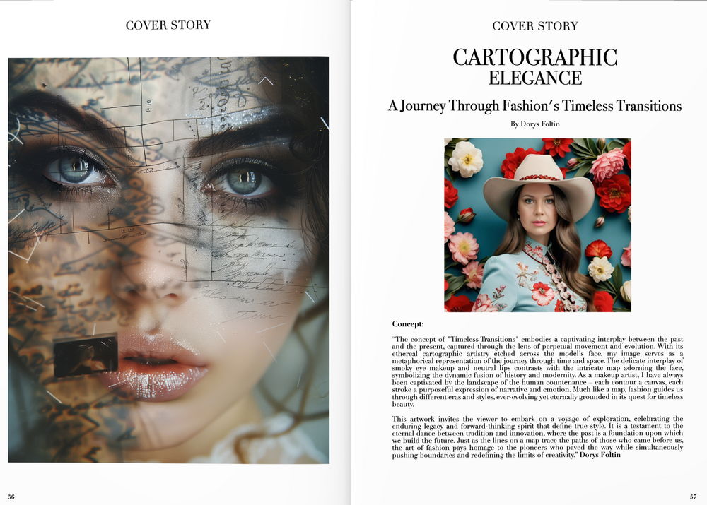 test and photos of a published artist DORYS FOLTIN in Fashion Forward Toronto