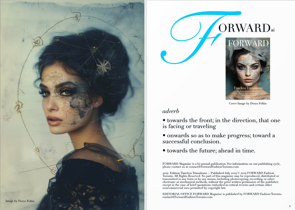 Inside page of a magazine showing the intro