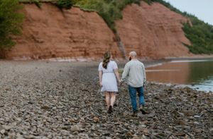 Blomidon Provincial Park Annapolis Valley Engagement Session - Nova Scotia Photographer, Charlotte Buckle Photography