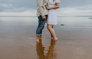 Blomidon Provincial Park Annapolis Valley Engagement Session - Nova Scotia Photographer, Charlotte Buckle Photography