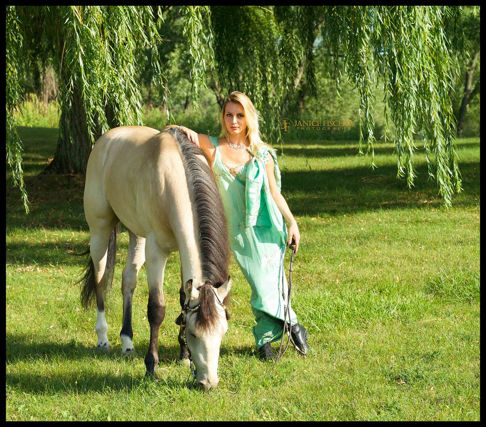 Horse and Rider Photograph Grayslake Illinois