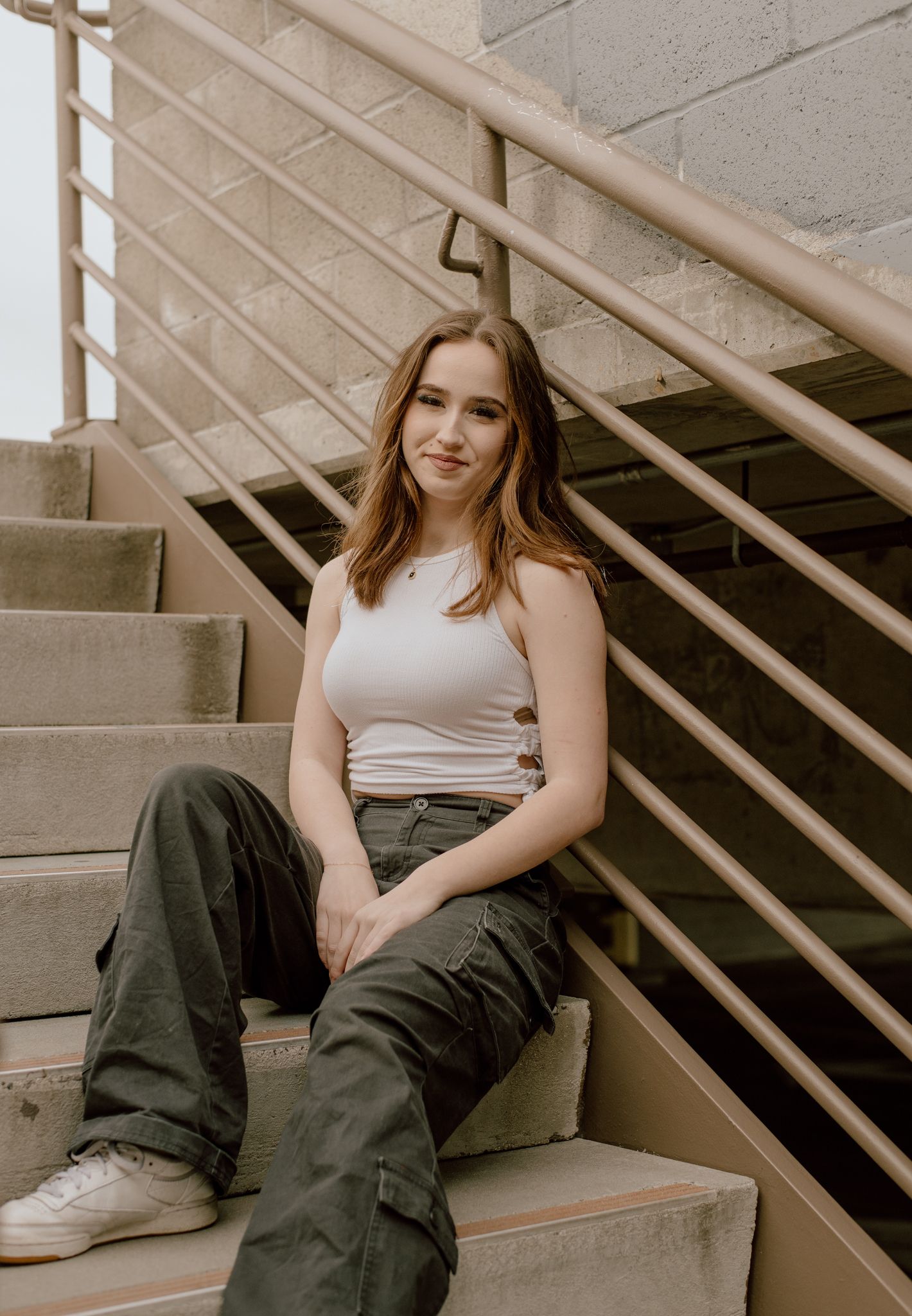 downtown senior portraits