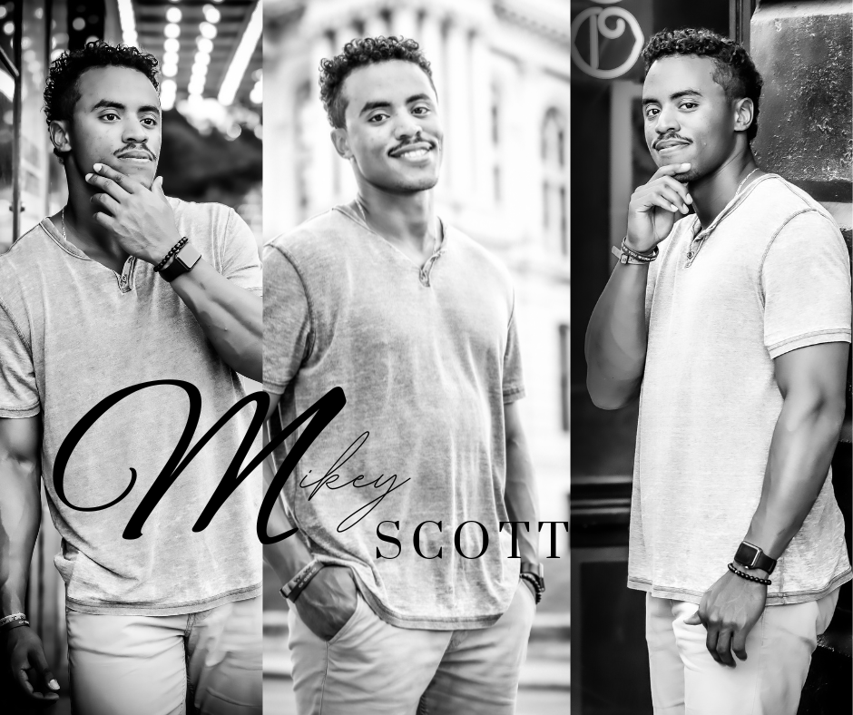 Mikey Scott, Model and baseball player.