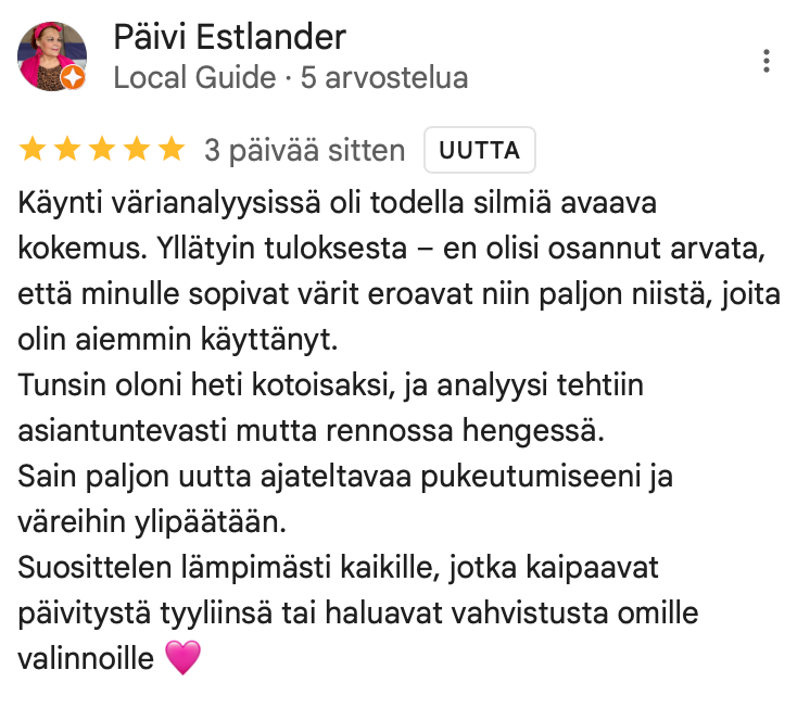 Paras Värianalyysi Helsinki