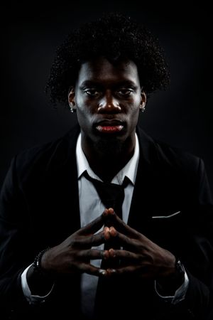 Dramatic Portrait Shot In Studio