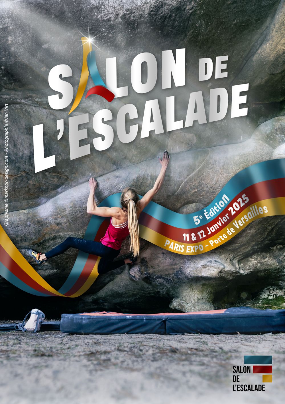 Salon de l'Escalade Paris - Official Poster - Jan Virt