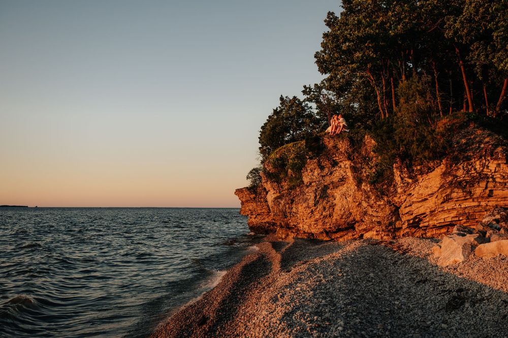 Port Clinton, Catawba Island, Couple Golden Hour Session.