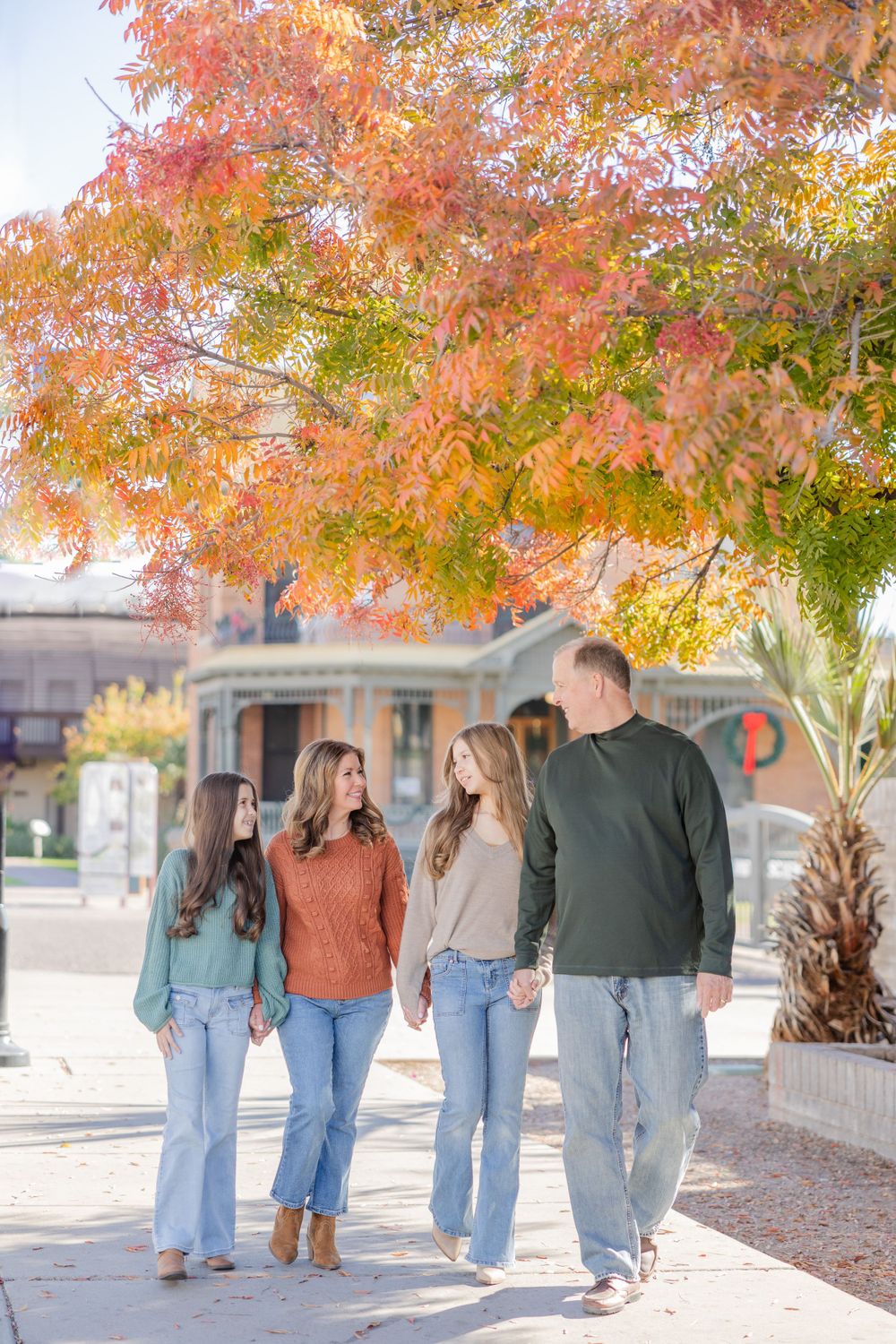 Fall Family Session at Heritage Square in Phoenix, Arizona by Jen Lynn Studios.