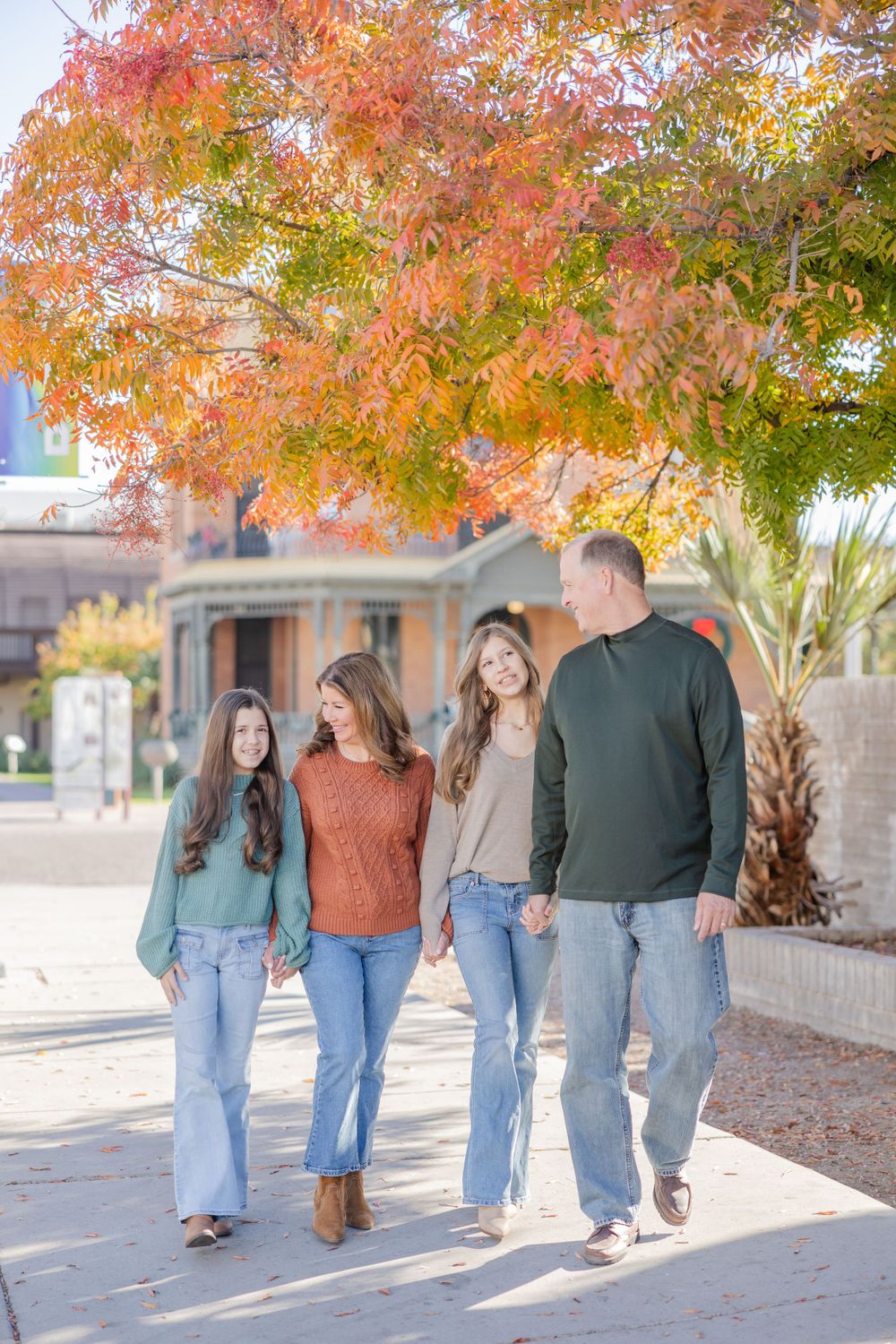 Fall Family Session at Heritage Square in Phoenix, Arizona by Jen Lynn Studios.