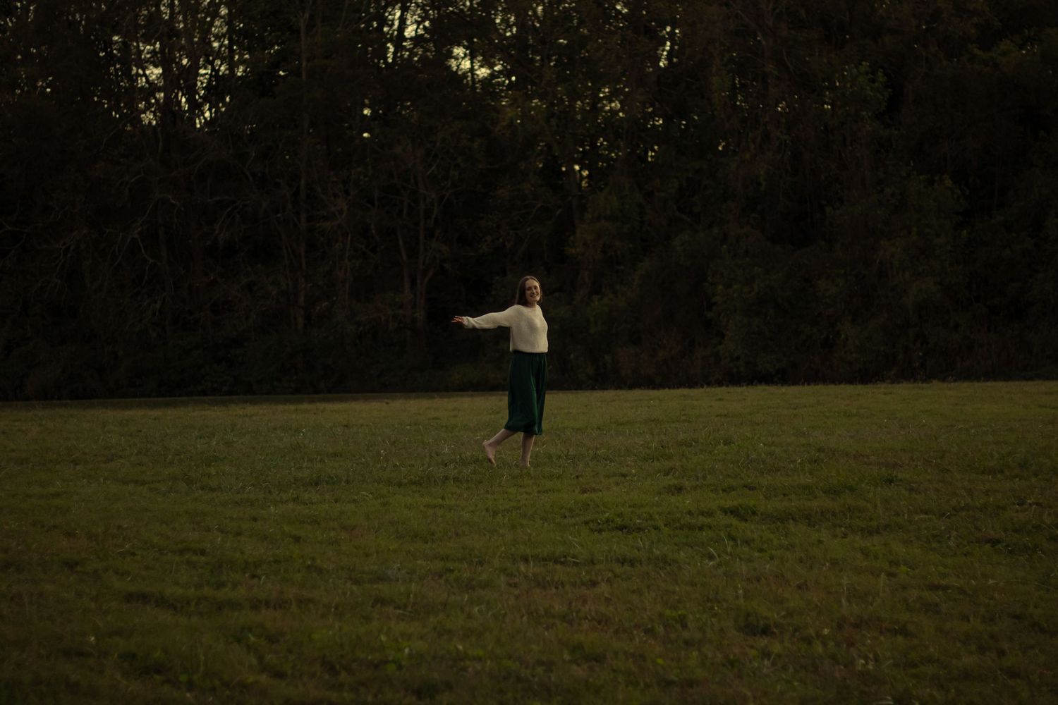 girl in grass