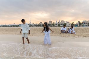 Carlene Thurston Photography - beach family photoshoot in Dubai