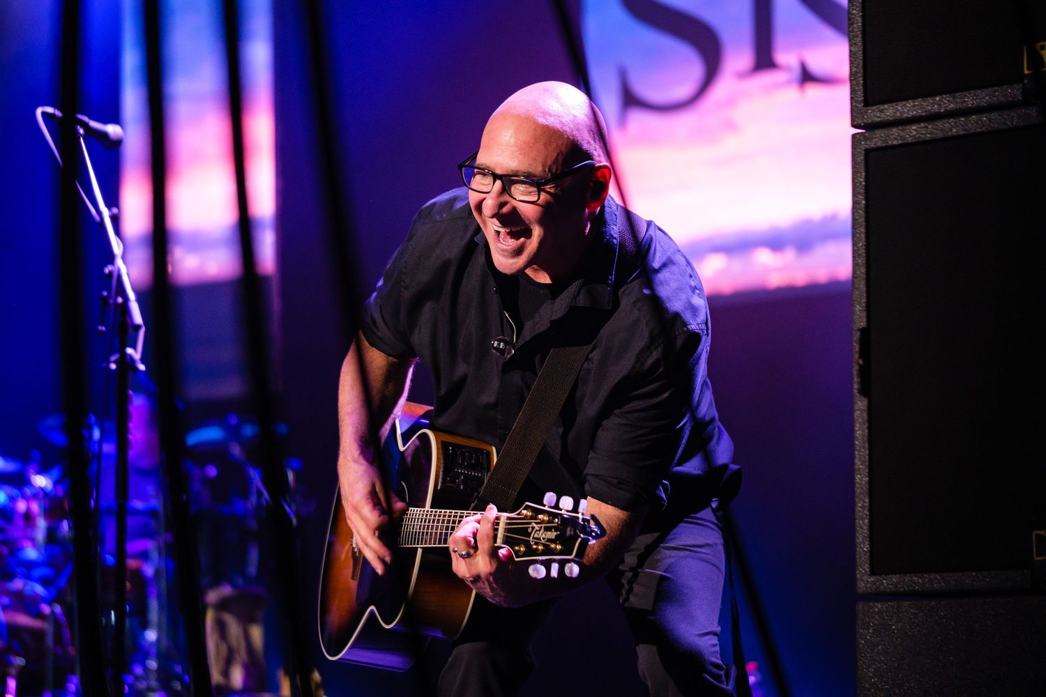 Ken Block of Sister Hazel during a concert at the Phillips Center in Gainesville, Fl.