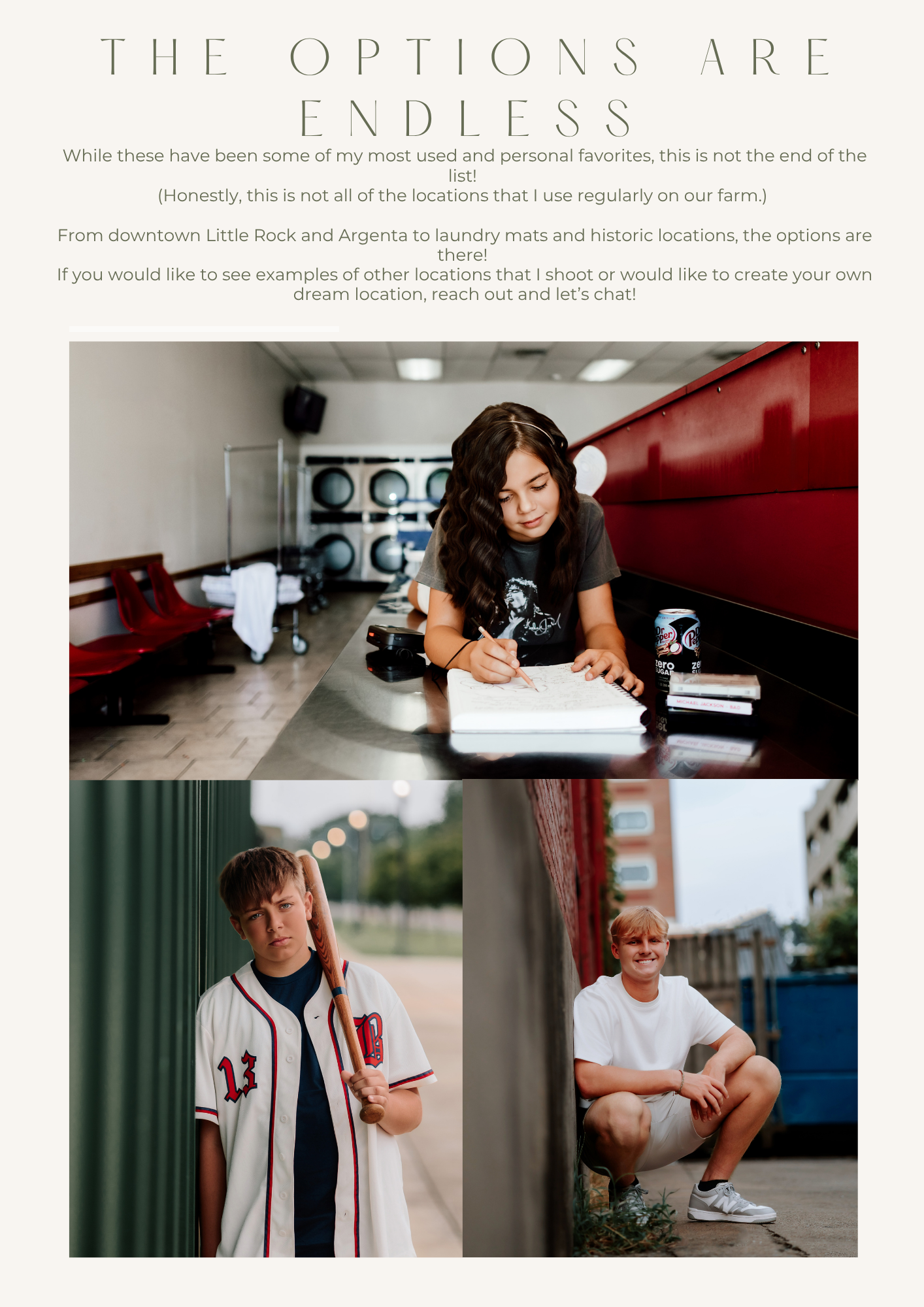 Little Rock, Lonoke and travel ball park location photo session for families, seniors and kids by Stella Skyye Photography.