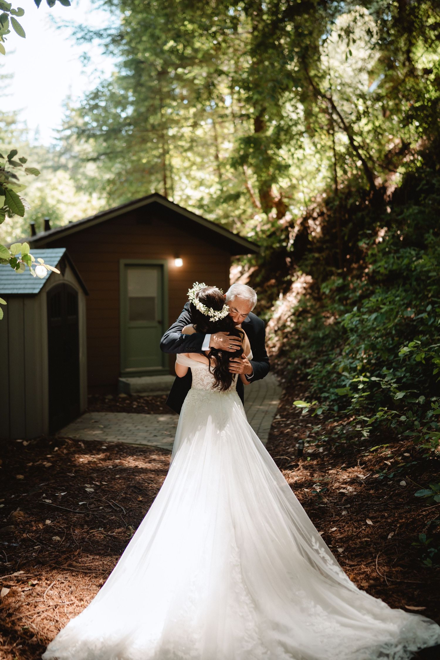 father of the bride first look