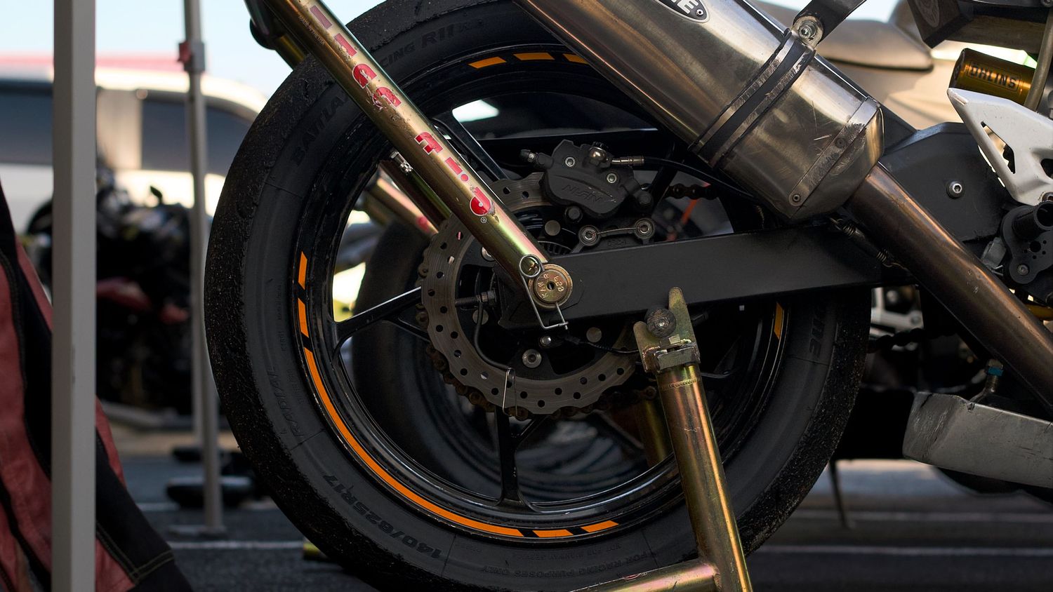 motorcycle rear wheel