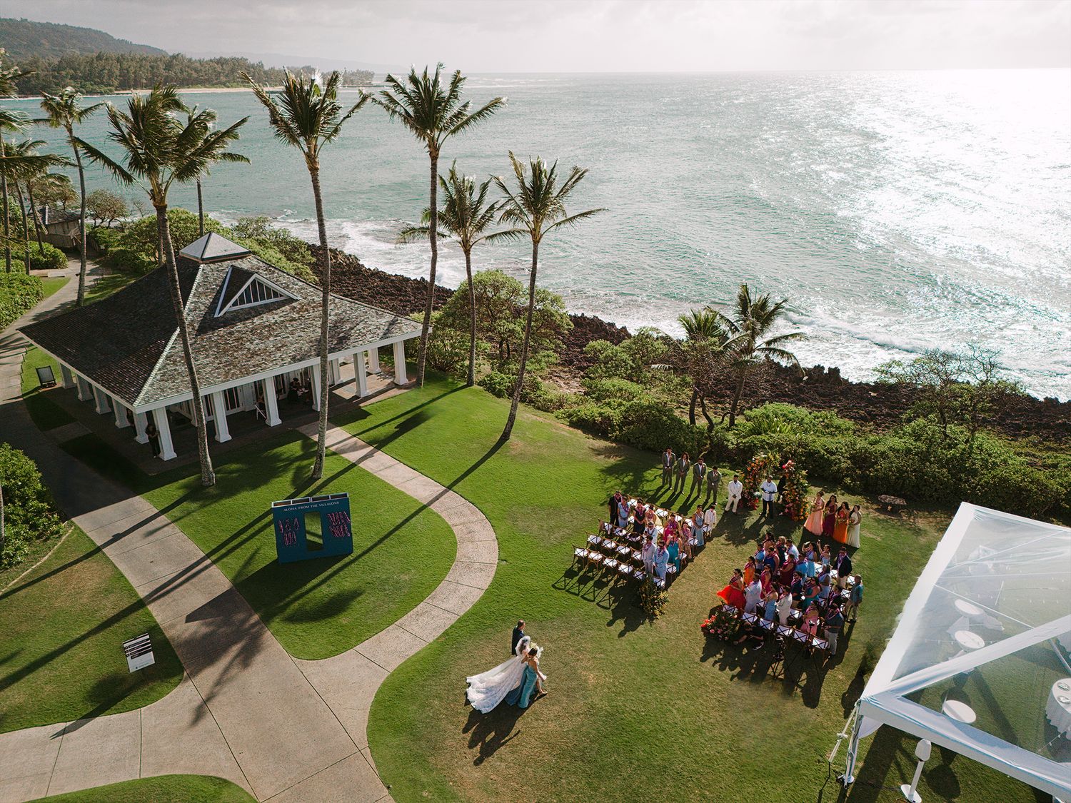 Turtle bay Wedding North short Oahu Hawaii, Drone shoot