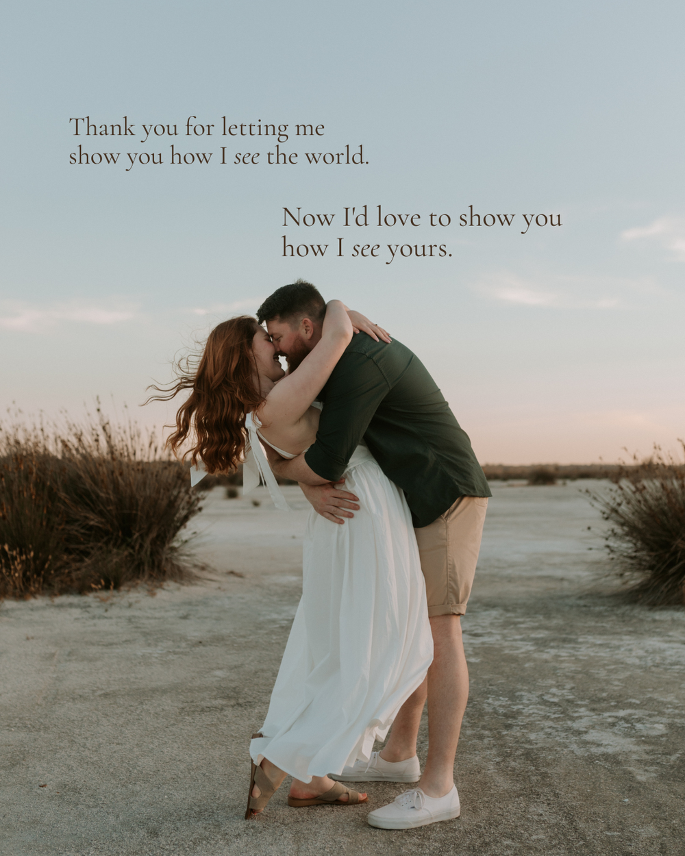 Rokcingham couple engagement photographer, perth, blue hour Rockingham salt lakes