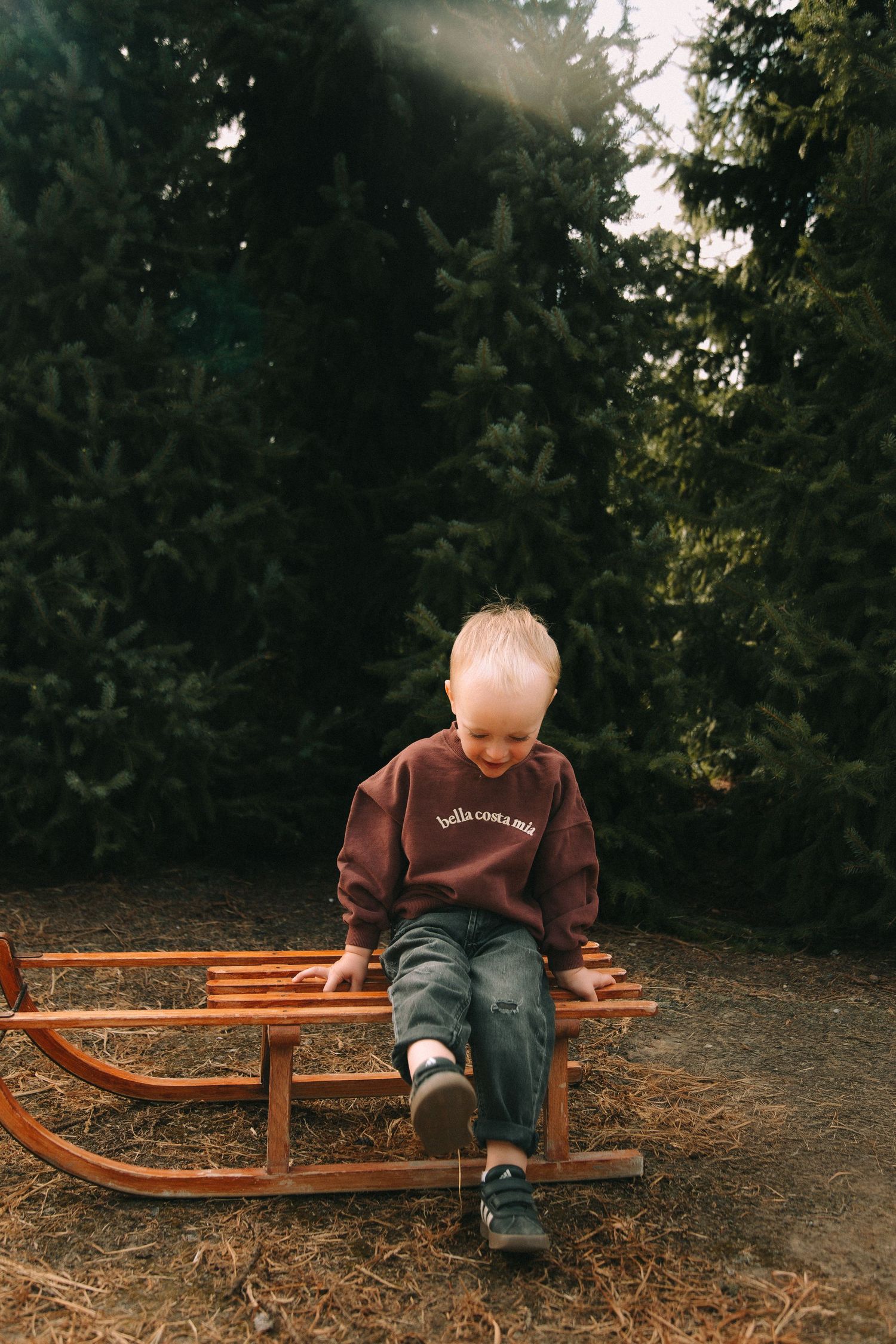Kerstshoot tussen de kerstbomen | Kruisem