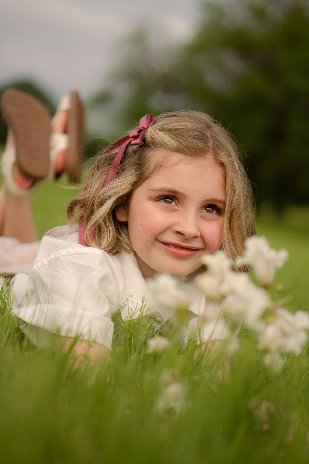 Children's portrait session in Fort Towson, Oklahoma.