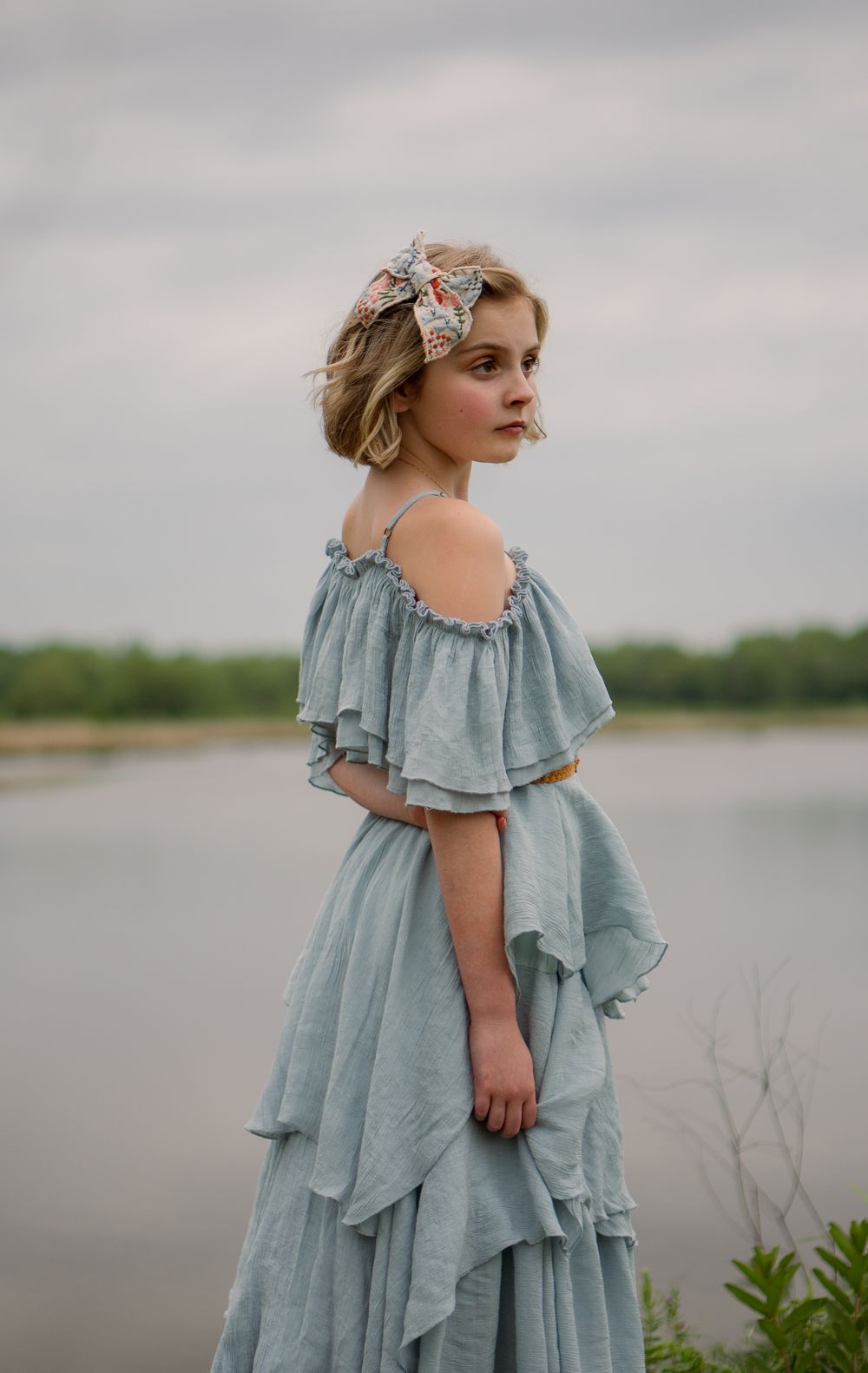 Children's portrait session in Fort Towson, Oklahoma.