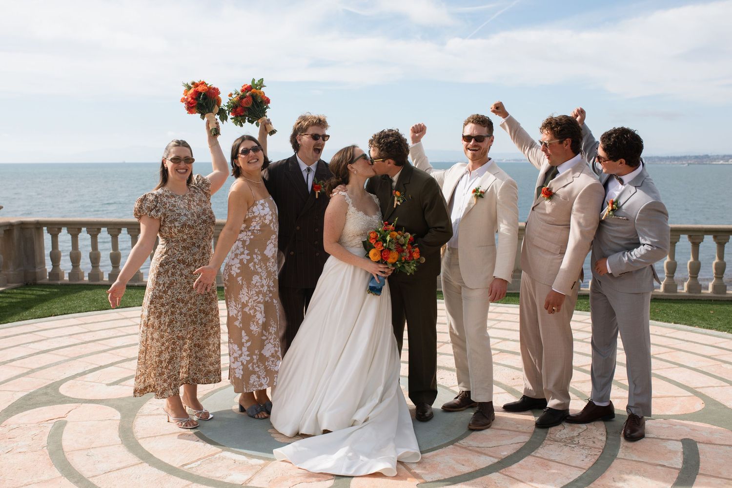 The Presidio, Santa Barbara, California. Fall florals and real moments.