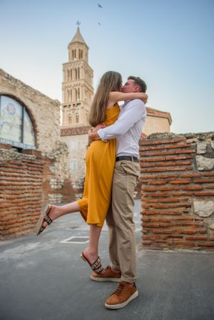 Proposal Engagement photosession in Split Croatia