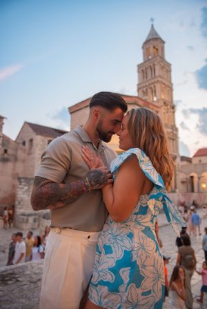 Proposal Engagement photosession in Split Croatia