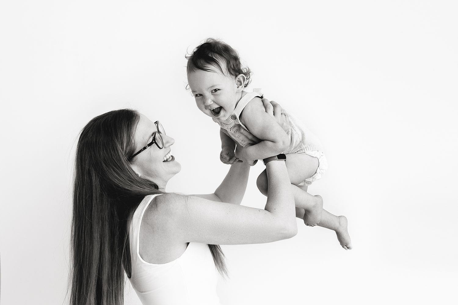 Family photographer Victoria BC with mother and 1 year old child