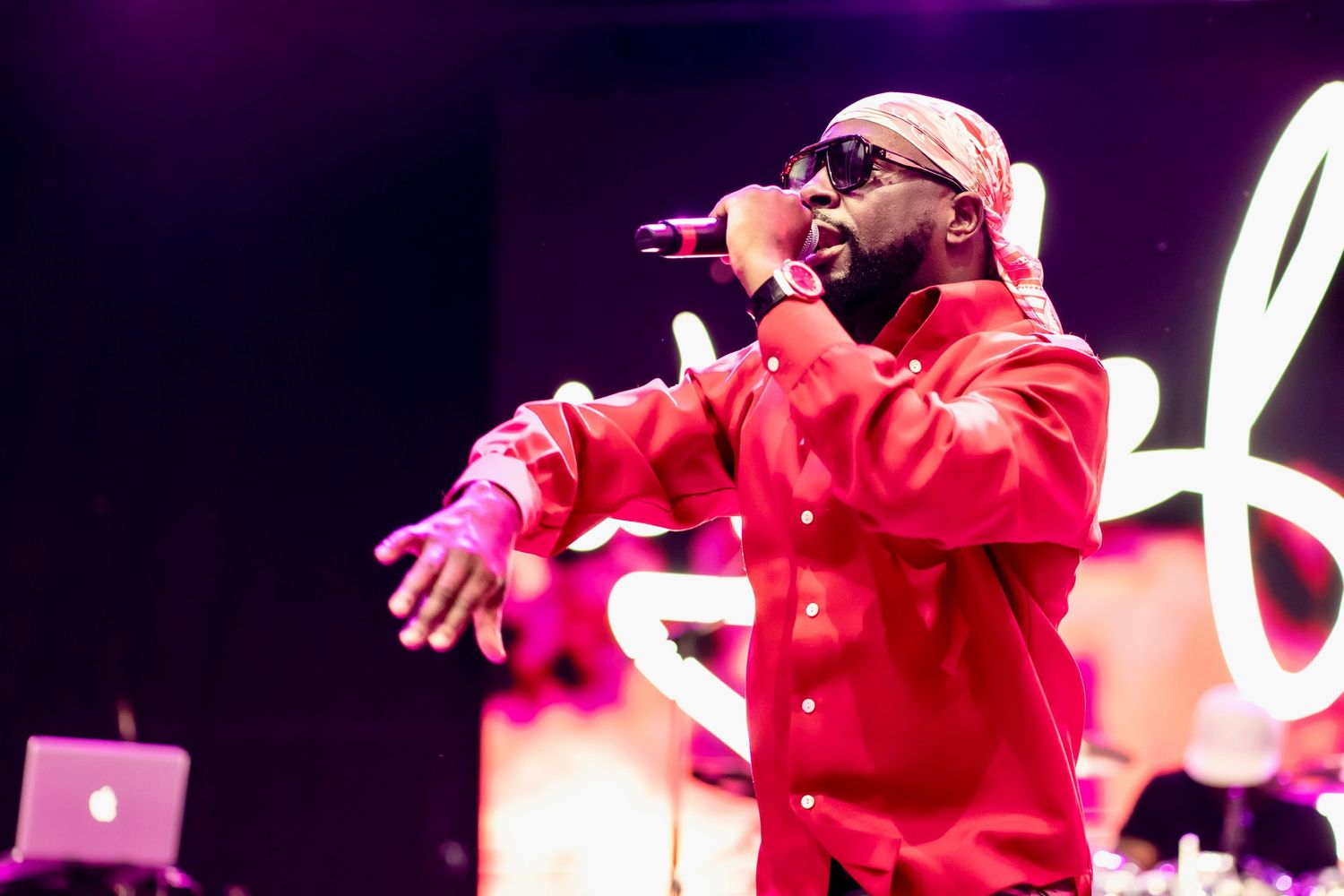Wyclef rocking the stage with electrifying energy in Richmond, VA