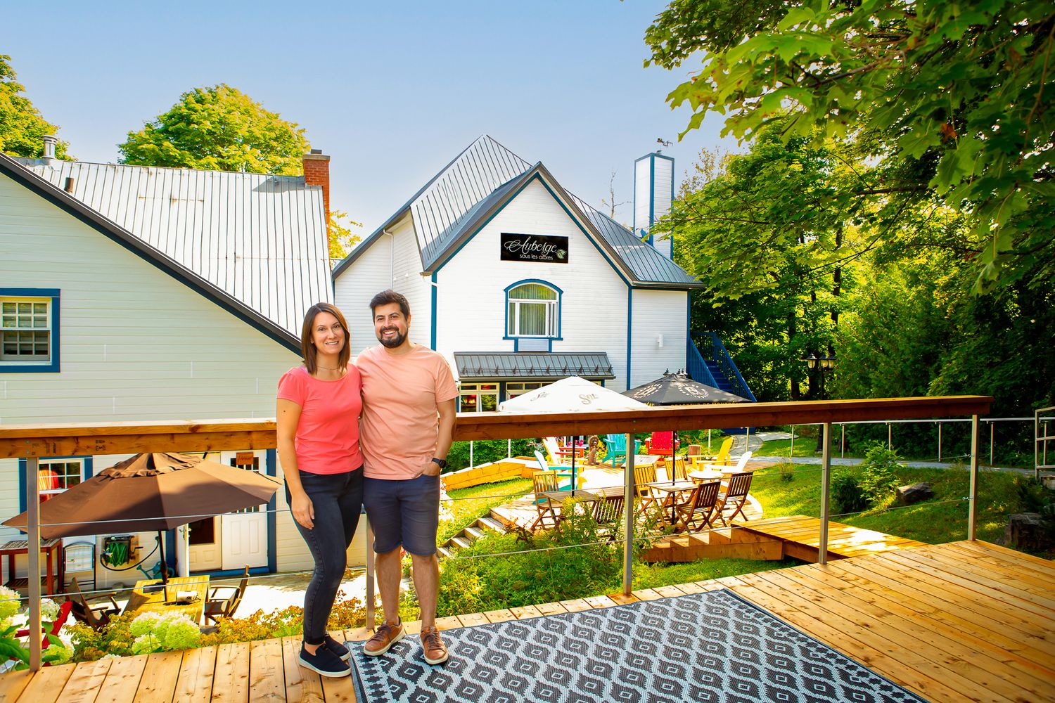 auberge sous les arbres - photographe gaspé