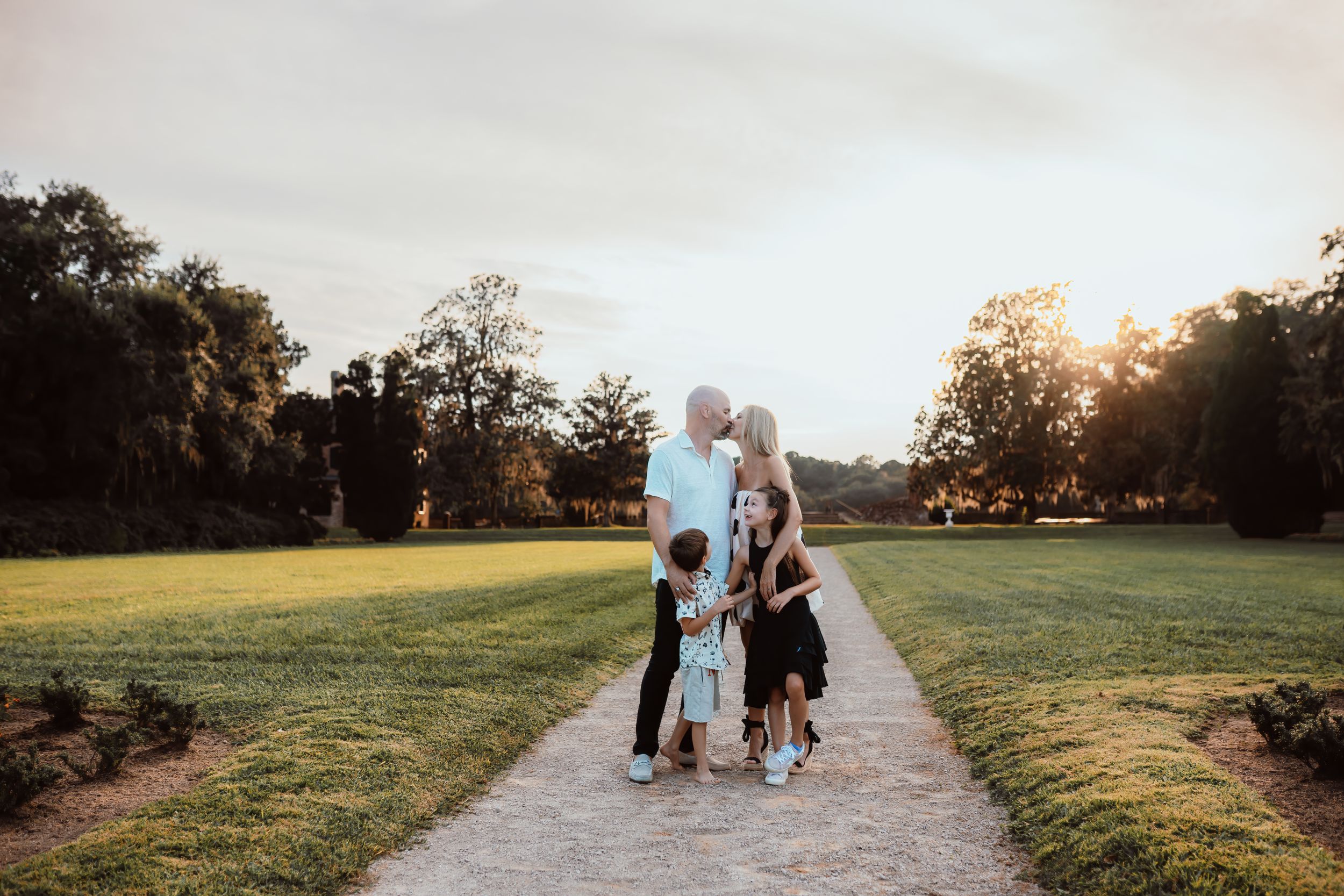 family, sunsets, marsh, mount pleasant photographer, golden hour, family photography, lifestyle photography, parents, kids, ,Middleton Place