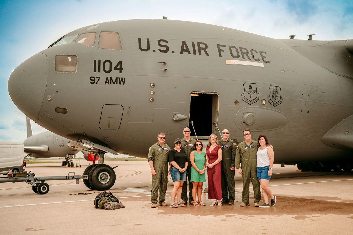 Mia Corazon Photography Lt Col Andrew Stewart Tara Fini Flight Altus Air Force Base AFB Oklahoma OK C-17 Session Family Photoshoot 97 AMW