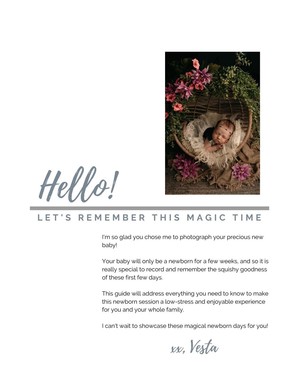 Newborn Prep Guide for Vesta's Photography
