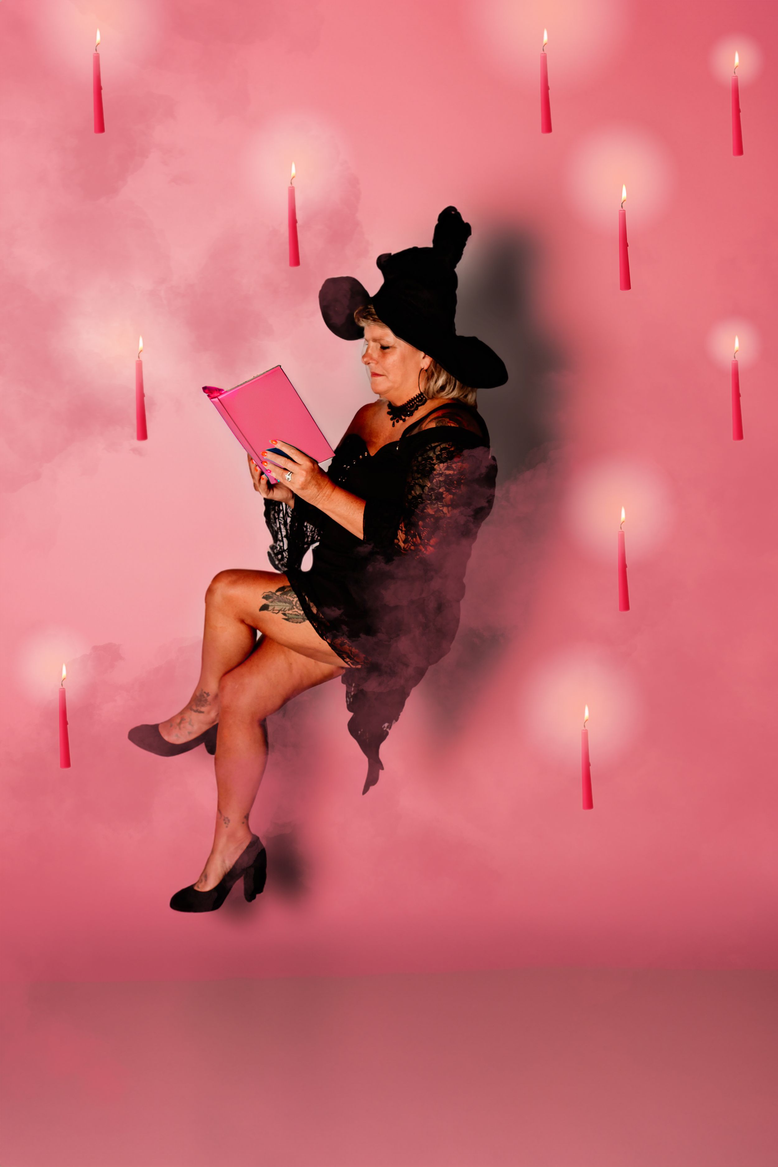 Styled Pinup Halloween Session in Studio