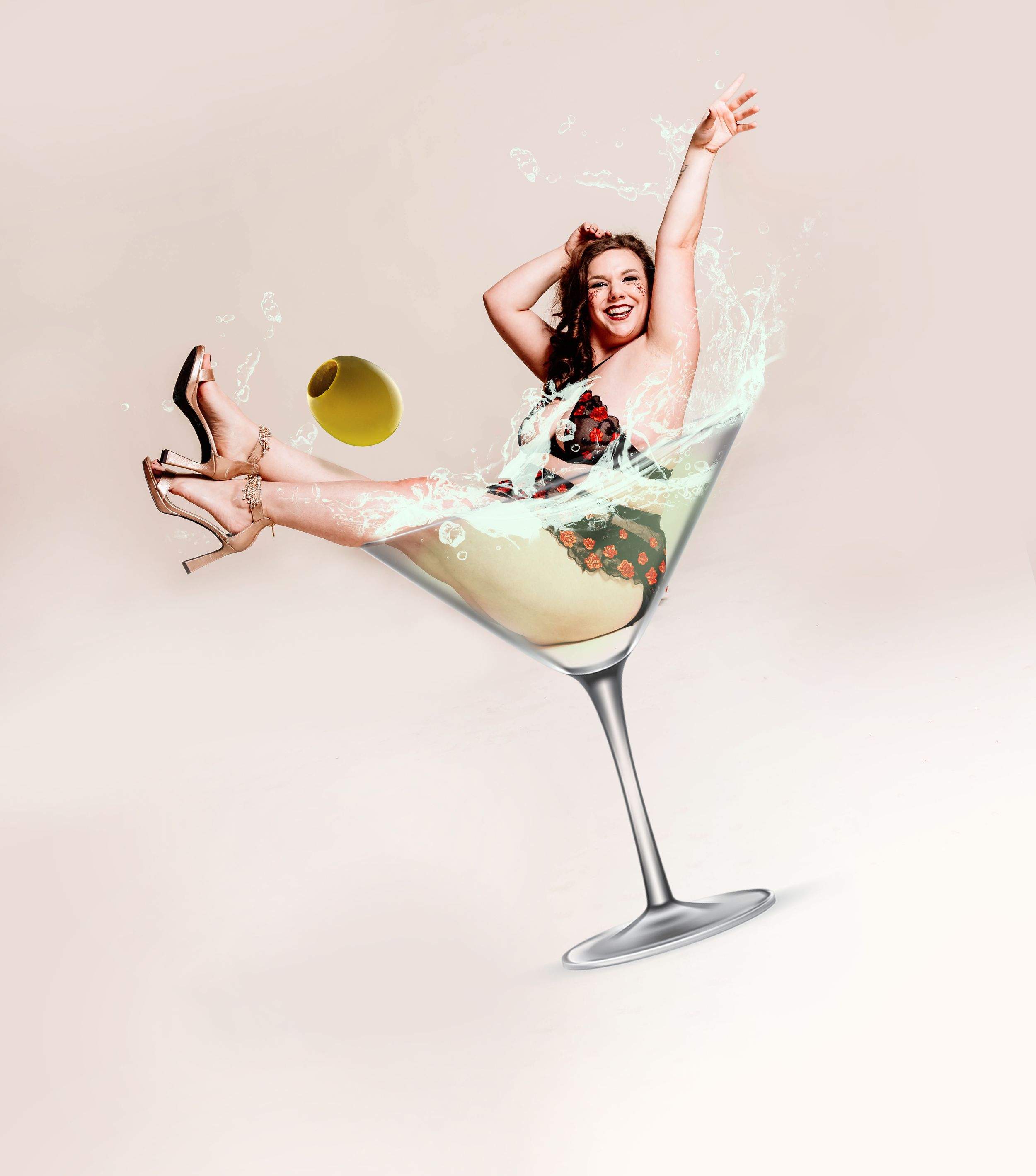 "Have A Martini" Styled Session In Studio