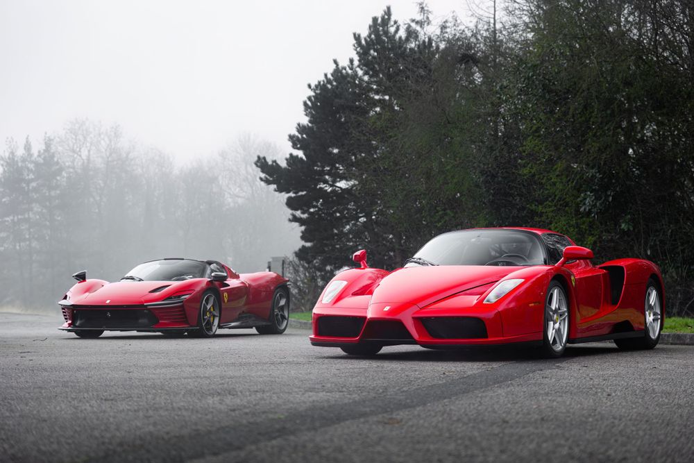 Ferrari Enzo and SF90 Supercars in Exeter, Devon